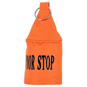 Esschert Design Esschert deurstopper Neon - 2,5 kg - canvas - oranje - 13 x 13 x 28.5 cm -