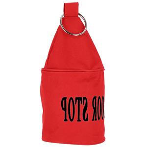 Esschert Design Esschert deurstopper Neon - 2,5 kg - canvas - rood - 13 x 13 x 28.5 cm -