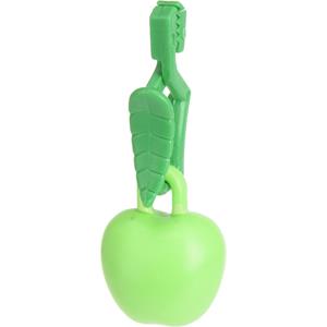 Tafelkleedgewichten appels - 4x - groen - kunststof -