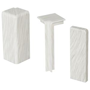 Praxis Flexi Accessoires Set Afwerking Plinten Lichtgrijs Eik Kl12