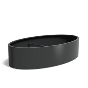 Tuinvoordeel Ellipse aluminium 280x160x60cm plantenbak