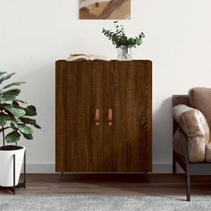 VidaXL Dressoir 69,5x34x90 cm bewerkt hout bruineikenkleurig