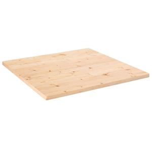 VidaXL Tafelblad vierkant 70x70x2,5 cm massief grenenhout