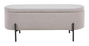 Artistiq Living Artistiq bankje Clent 110cm, Bouclé - taupe