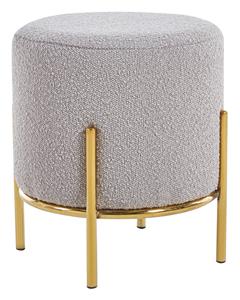 SalesFever Polsterhocker, mit Design-Gestell aus goldfarbenem Metall