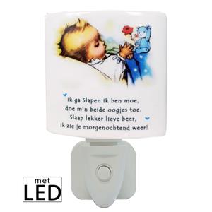 Countrylifestyle Nachtlamp ik ga slapen jongen