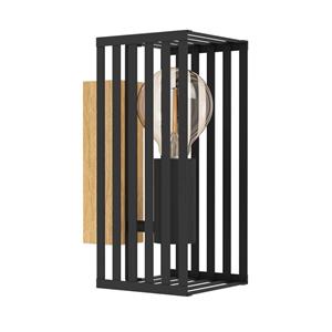 Eglo Stars of Light Wandlamp Cidraz vierkant met hout 390165