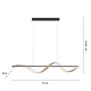 Led Pendelleuchte Q-Swing in Anthrazit und Messing-matt 24W 3100lm - Anthrazit - Q-smart