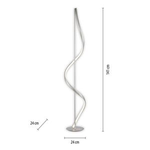 Q-Smart-Home Paul Neuhaus Q-Swing LED vloerlamp, staal