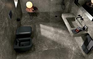 Fap Ceramiche Roma Imperiale keramische vloer- en wandtegel marmerlook gerectificeerd 60 x 60 cm, bruin/grijs