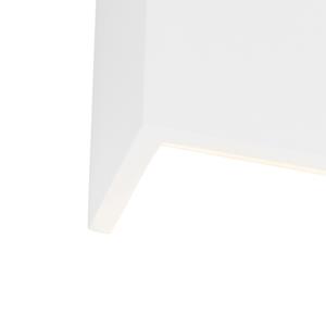 QAZQA Moderne wandlamp wit - Colja Novo