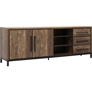 Budget Home Store Dressoir Vista 2 deuren, 3 lade, 3 open vakken