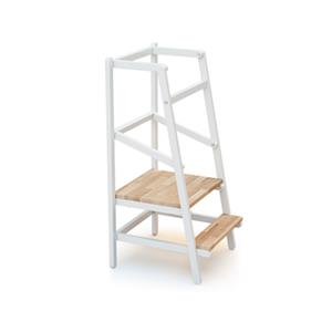 WEBABY Leertoren beuken naturel met wit
