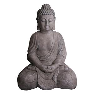 Boeddha beeld grijs 71 cm -