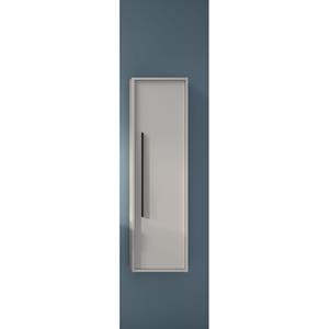 Adema Prime Essential Hoge Kast - 120x34.5x28.2cm - 1 deur - mat greige (grijs) - MDF AQUA_HIGH_CABINET_Griggio