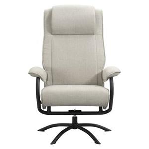 Leen Bakker Relaxfauteuil Vincent incl. hocker - zand