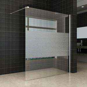 Aqua Splash Douchewand 140X200 cm 8 mm Met Schaamband Nano Glas 