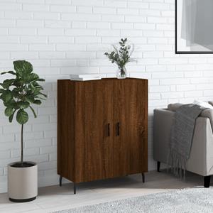 VidaXL Dressoir 69,5x34x90 cm bewerkt hout bruineikenkleurig