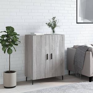 VidaXL Dressoir 69,5x34x90 cm bewerkt hout grijs sonoma eikenkleurig