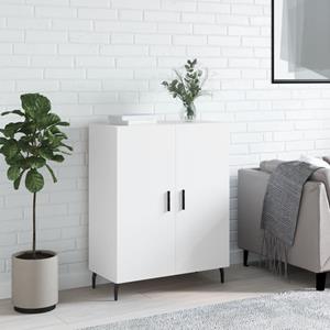 VidaXL Dressoir 69,5x34x90 cm bewerkt hout wit