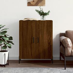 VidaXL Dressoir 69,5x34x90 cm bewerkt hout bruineikenkleurig