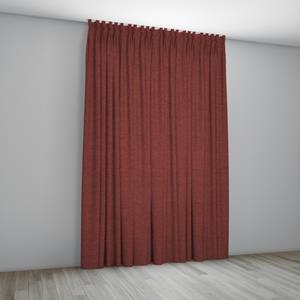 Doehetbudget.nl Overgordijn Florence Terracotta Coupage