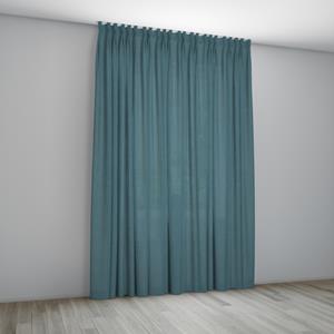 Doehetbudget.nl Overgordijn Monaco Scandinavisch Blauw Coupage