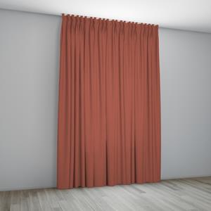 Doehetbudget.nl Overgordijn Parijs terracotta
