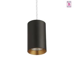Bellezza Bagno Plafondlamp - IP20 - lichtbron - snoer 120cm - zwart/goud SD-2060-45