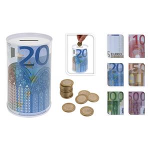 5 eurobiljet spaarpot 13 cm -