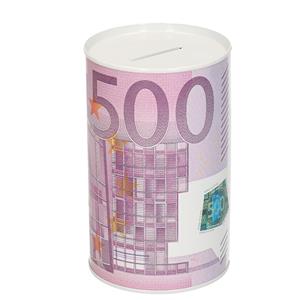 500 eurobiljet spaarpot 13 cm -
