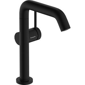 Hansgrohe Tecturis S - Waschtischarmatur mit Push-Open-Ablaufgarnitur, CoolStart, EcoSmart, schwarz matt 73360670
