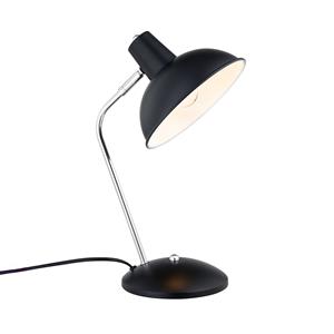 LINDBY Jamelia vintage-tafellamp, staal, zwart