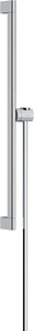 Hansgrohe Unica glijstang S Puro 65 cm met easy slide schuifstuk en Isiflex doucheslang 160 cm chroom