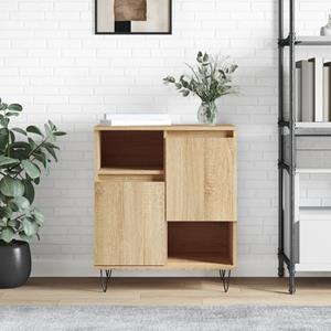 VidaXL Dressoir 60x35x70 cm bewerkt hout sonoma eikenkleurig