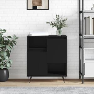 VidaXL Dressoir 60x35x70 cm bewerkt hout zwart