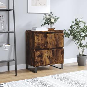 VidaXL Dressoir 60x35x70 cm bewerkt hout gerookt eikenkleurig