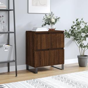 VidaXL Dressoir 60x35x70 cm bewerkt hout bruineikenkleurig