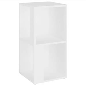 vidaXL Fächerschrank Eckregal Weiß 33x33x67 cm Holzwerkstoff (1-St)