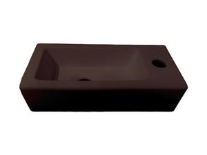 Best Design Farnetta fontein rechts 37x18cm donkerbruin mat