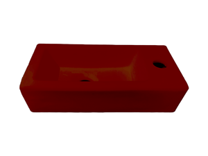 Best Design Farnetta fontein rechts 37x18cm rood mat