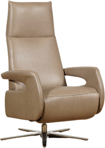 ShopX Leren relaxfauteuil note 2710 bruin, bruin leer, bruine stoel