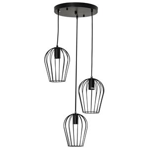 HOMdotCOM Hanglamp hanglamp moderne geometrische hanglampen kroonluchter zwart