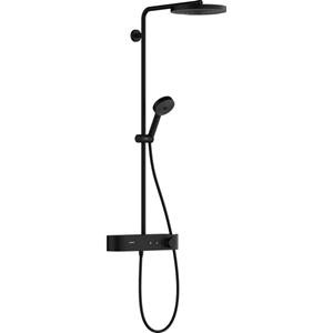Hansgrohe Pulsify S opbouw regendouche 26cm met Showertablet Select zwart mat
