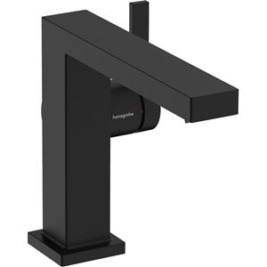 Tecturis e - Waschtischarmatur mit Push-Open-Ablaufgarnitur, CoolStart, EcoSmart, schwarz matt 73020670 - Hansgrohe