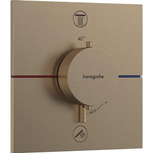 Hansgrohe Showerselect thermostaat inbouw v. 2 functies brushed bronze 15578140