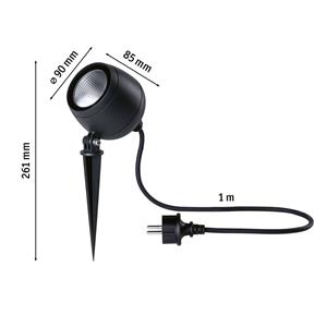 Paulmann 94777 LED-Gartenstrahler LED 8W Anthrazit