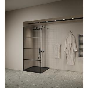 Boss & Wessing Inloopdouche BWS Oganto 1 120x200 cm Zwart