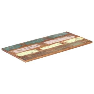 VidaXL Tafelblad rechthoekig 25-27 mm 60x120cm massief gerecycled hout