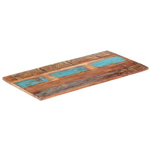 VidaXL Tafelblad rechthoekig 25-27 mm 60x140cm massief gerecycled hout